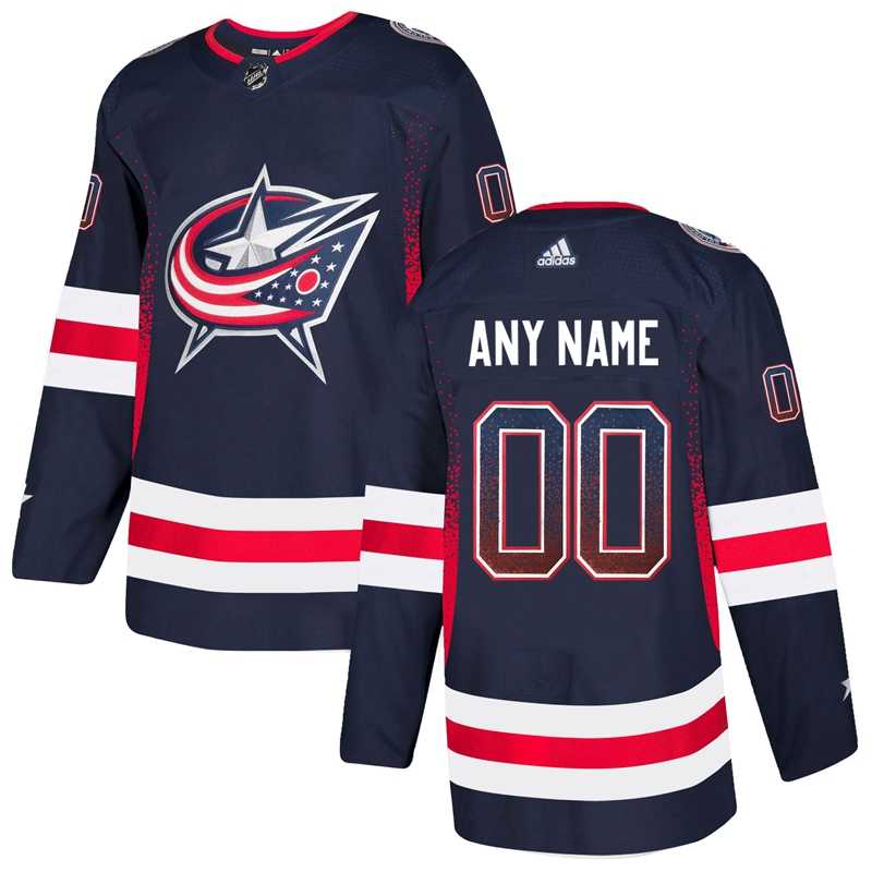 Columbus Blue Jackets Navy Men's Customized Drift Fashion Adidas Jersey,We sell and wholesale Columbus Blue Jackets Navy Men's Customized Drift Fashion Adidas Jersey on line form chian!